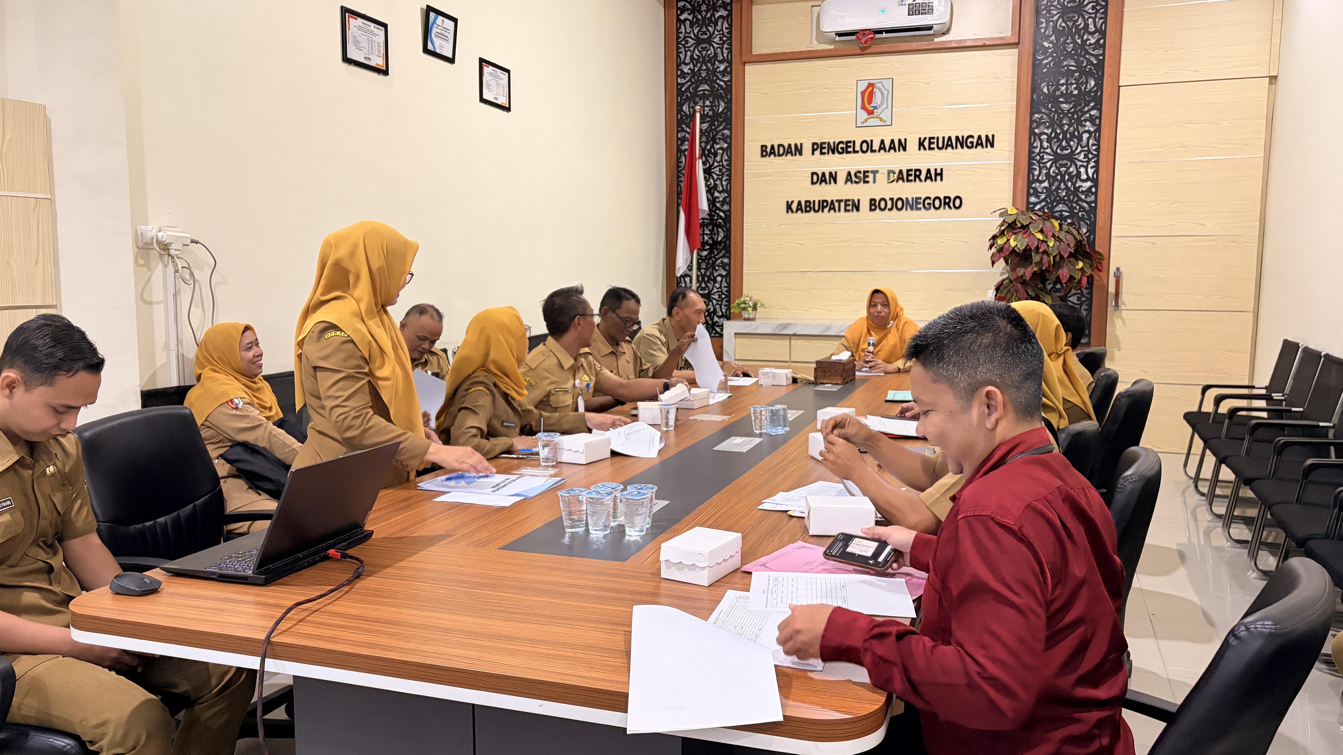 BPKAD Bojonegoro Perkuat Tertib Administrasi Keuangan Lewat Rekonsiliasi Laporan Realisasi Anggaran